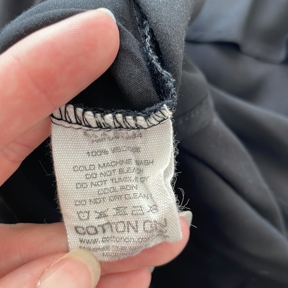 Cotton On Women’s Black One Shoulder Mini Dress with Cinched Waist - Size Large - Picture 5 of 5